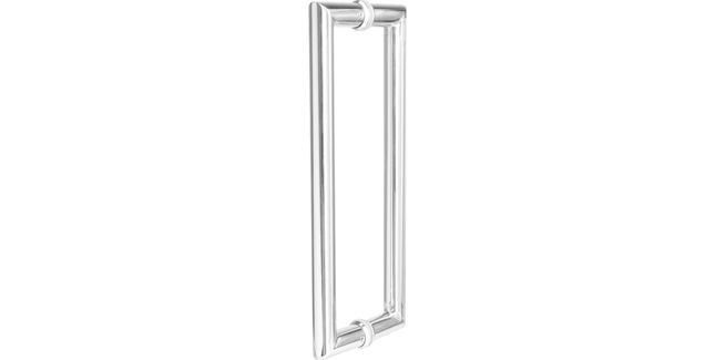 Deanta Polished Steel Mitred Pull Handle