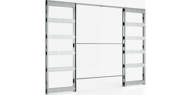 Deanta Double Pocket Door Kit (Oak Frame)