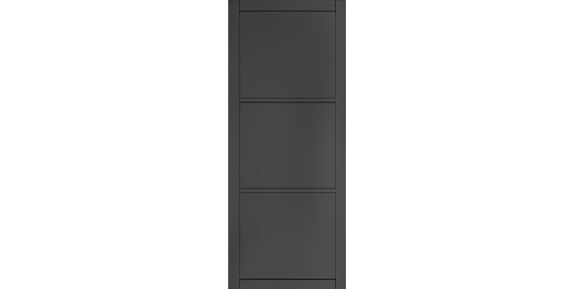 Deanta Camden Pre-Finished Black Internal Door