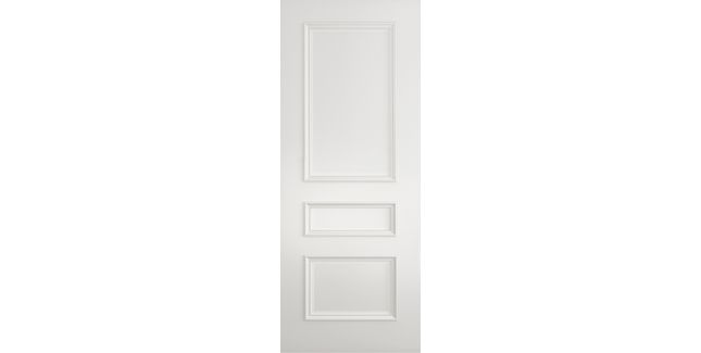 Mendes Mayfair White Primed 3 Panel FD30 Fire Door