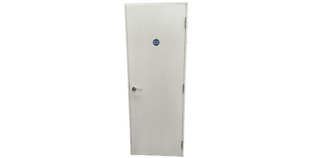 Apex Vertical Grooves White Internal FD30 Fire Door