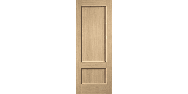 LPD Murcia Pre Finished Oak 2 Panel FD30 Fire Door