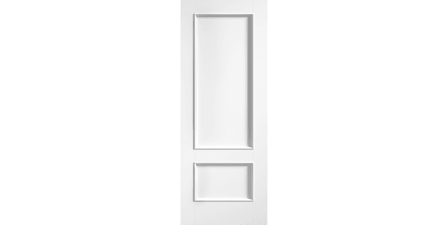 LPD Murcia White Primed 2 Panel Internal Door