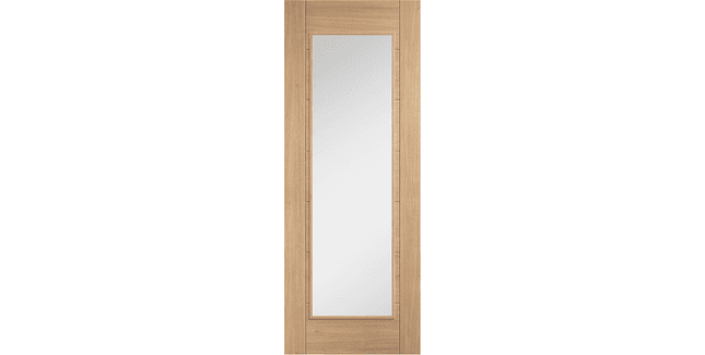 LPD Carini Oak Un Finished 1 Light Clear Glazed