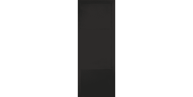 LPD Sutton Pre-Finished Black 3 Panel Internal Door