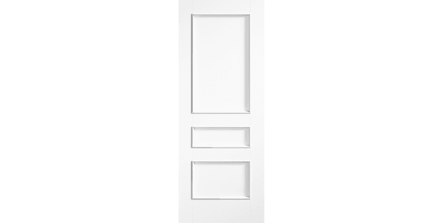 LPD Toledo White Primed 3 Panel FD30