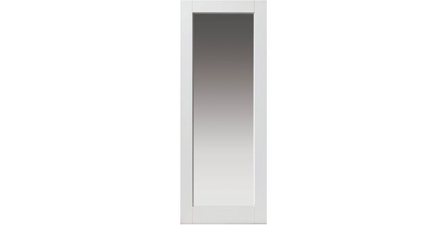 JB Kind 1 Light Tobago White Primed Glazed Internal Door