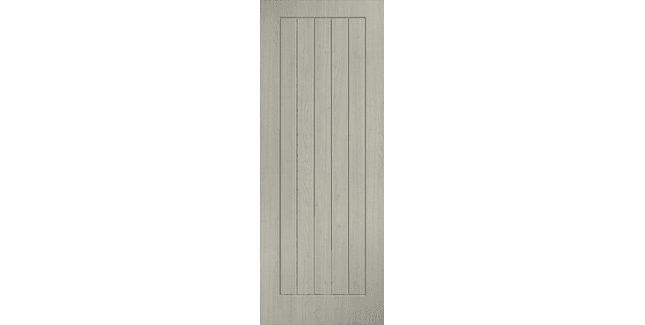 LPD Cottage-Style Pre-finished Light Grey Laminate Internal Door