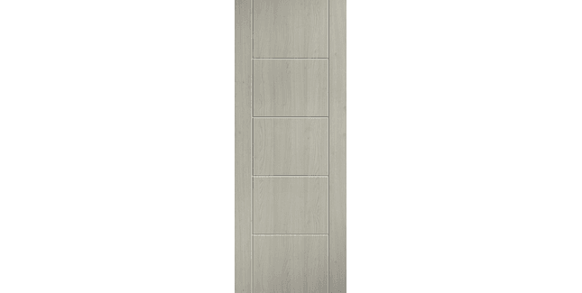 LPD Ladder Pre-finished Light Grey Laminate FD30 Fire Door