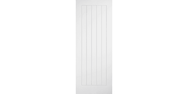 LPD Cottage-Style Pre-Finished White Laminate Door