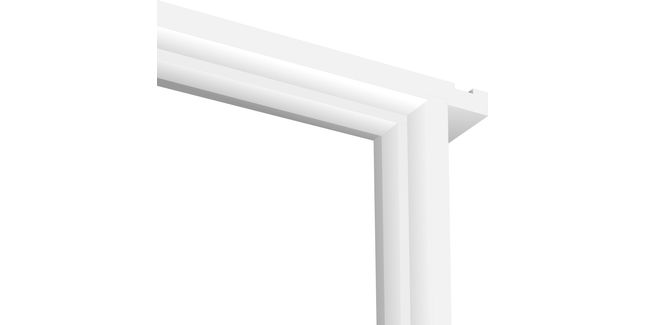 JB Kind Trenched White Primed Door Lining Set