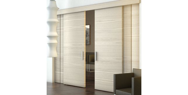 Trakkit Quiesce Straight Sliding Door Runner Kit (for one door)