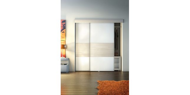 Apartmento Sliding Wardrobe Double Bypassing Track Kit