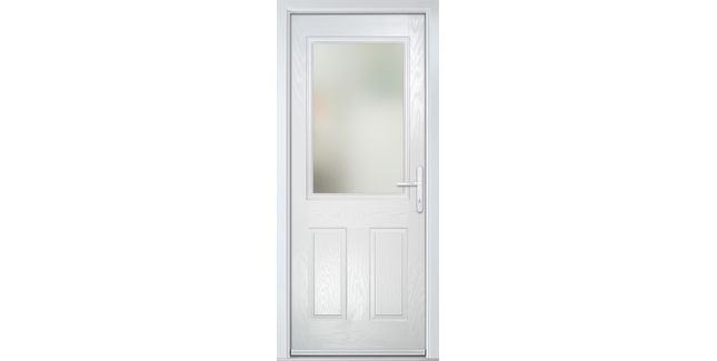 Crystal GRP Door Back Door (White)