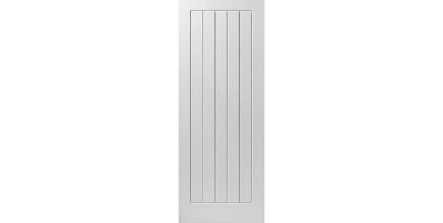 JB Kind Cottage 5 Panel White Primed Internal Door