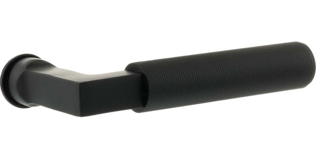 Millhouse Brass Cartwright Lever Door Handle on Concealed Round Rose