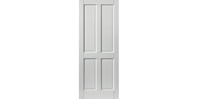 JB Kind Colonial 4 Panel Extreme Pre-Finished White External Door