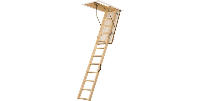 TB Davies EuroFold Timber Loft Ladder