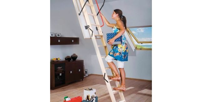 FAKRO Sliding Wooden Loft Ladder (LDK + LDS)