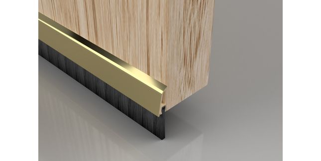 Stormguard 838mm Concealed Fix Door Brush Draught Strip