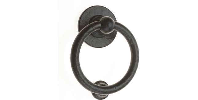 Fab &amp; Fix Heritage Bull Ring Front Door Knocker With Fixings