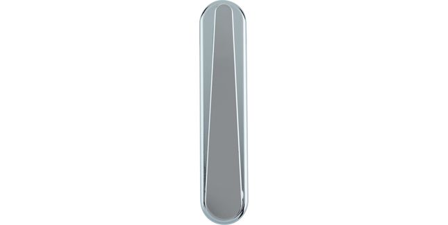 Fab &amp; Fix Slimline Modern Door Knocker With Fixings