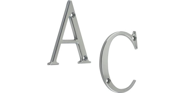Fab &amp; Fix 80mm Elegant Front Door Letters