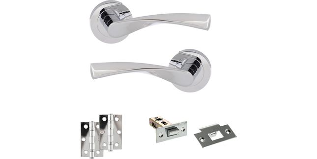 Eco Aqua Door Handle Pack - Latch Set