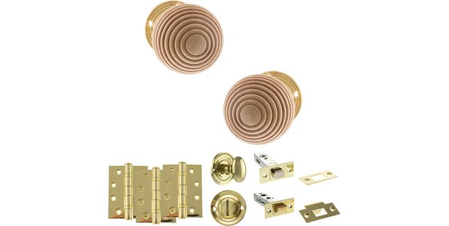 Old English Bridlington Door Knob Pack - Bathroom Set