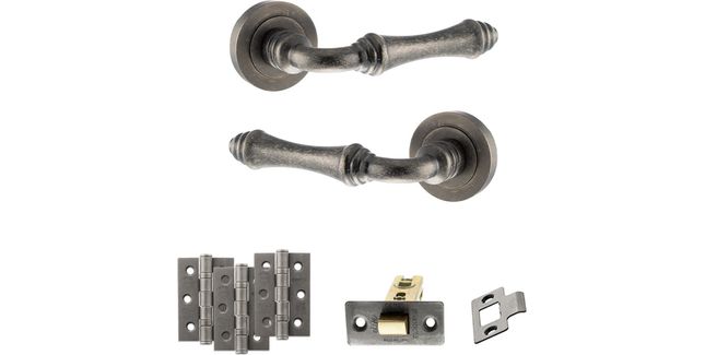 Old English Durham Door Handle Pack - Latch Set