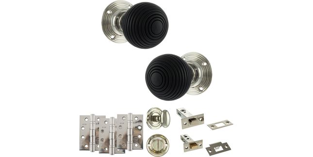 Old English Whitby Door Knob Pack - Bathroom Set