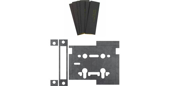 Atlantic Bathroom Lock &amp; 3" x 2" Hinge Pads Intumescent kit FD60