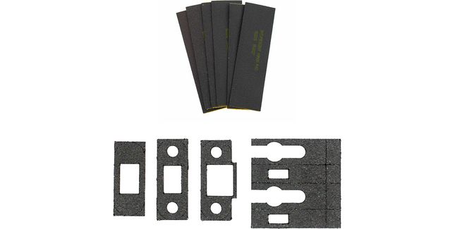 Atlantic Latch &amp; 3" x 2" Hinge Pads Intumescent kit FD60