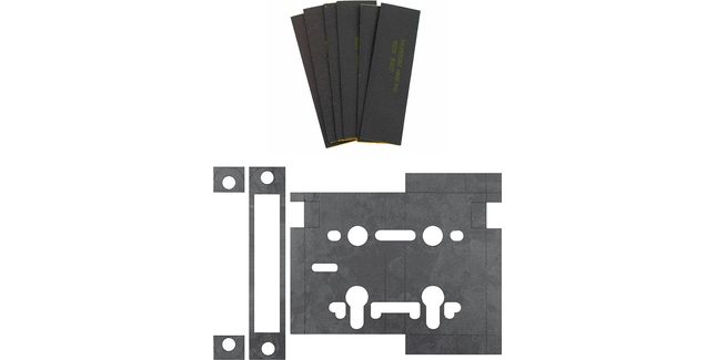 Atlantic Sash Lock &amp; 3" x 2" Hinge Pads Intumescent kit FD60