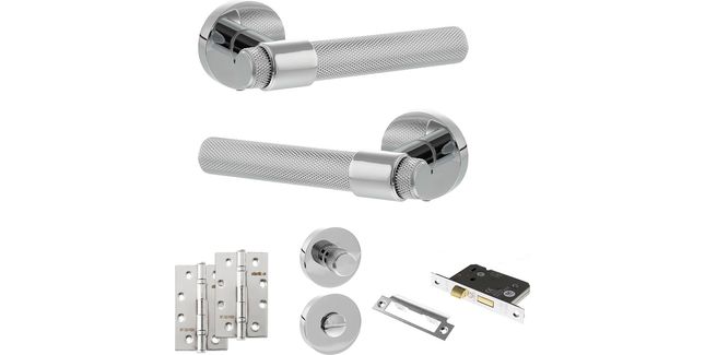 Senza Pari Andretta Door Handle Pack (Bathroom Set)