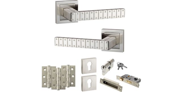 Senza Pari Bianca Door Handle Pack (Euro Lock Set)