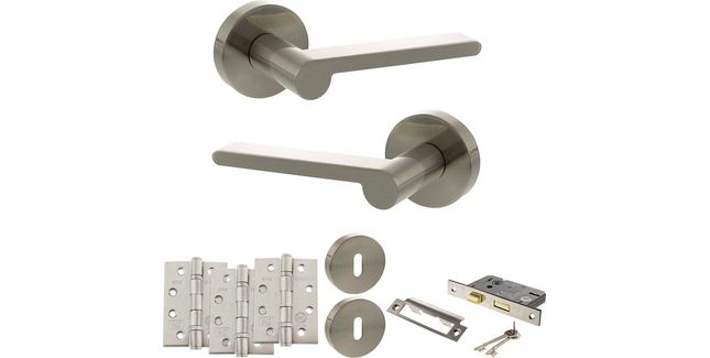 Senza Pari Darrio Door Handle Pack (3 Lever Lock Set)