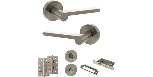 Senza Pari Darrio Door Handle Pack (Bathroom Set)