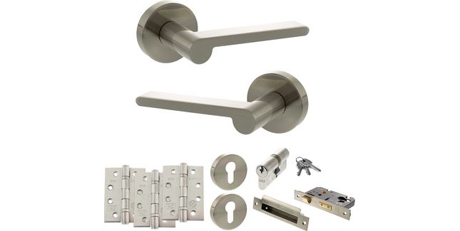Senza Pari Darrio Door Handle Pack (Euro Lock Set)
