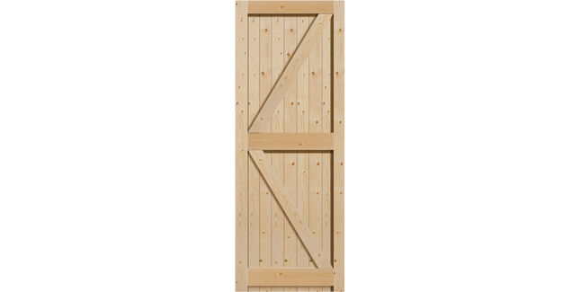 JB Kind Framed, Ledged & Braced Shed Door / Wooden Gate