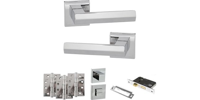 Senza Pari Davoli Door Handle Pack (Bathroom Set)