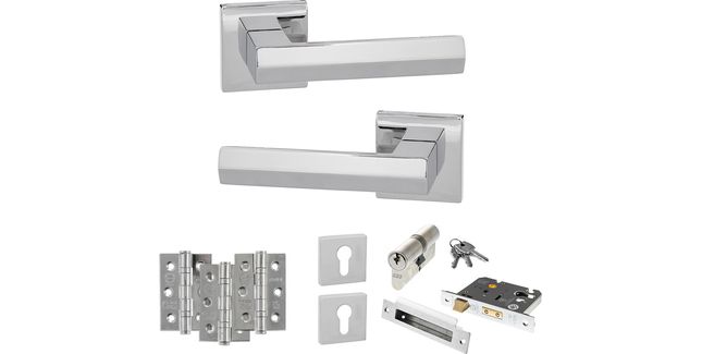 Senza Pari Davoli Door Handle Pack (Euro Lock Set)