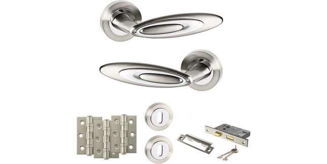 Senza Pari Elisse Door Handle Pack (3 Lever Lock Set)