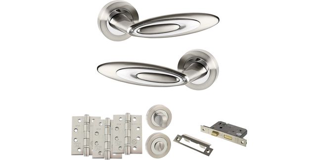 Senza Pari Elisse Door Handle Pack (Bathroom Set)