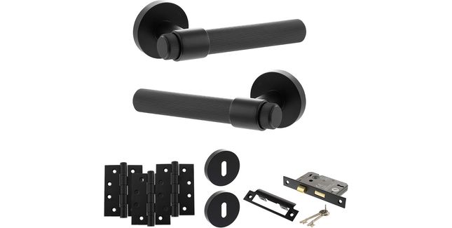 Senza Pari Fasana Door Handle Pack (3 Lever Lock Set)