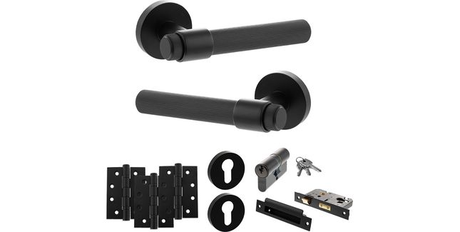 Senza Pari Fasana Door Handle Pack (Euro Lock Set)