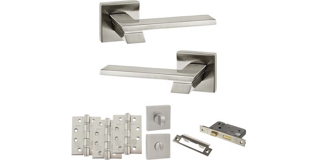 Senza Pari Giovanni Door Handle Pack (Bathroom Set)