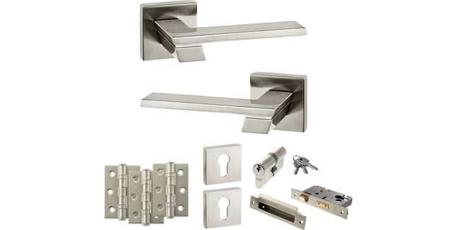 Senza Pari Giovanni Door Handle Pack (Euro Lock Set)