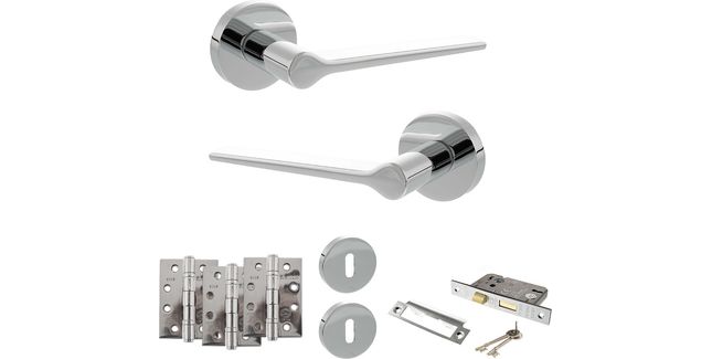 Senza Pari Laviano Door Handle Pack (3 Lever Lock Set)