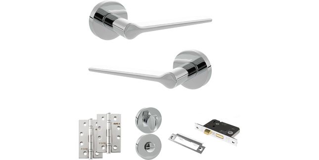Senza Pari Laviano Door Handle Pack (Bathroom Set)